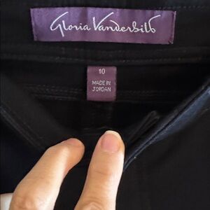 Women’s Gloria Vanderbilt Classic Black Dress/Casual Pants